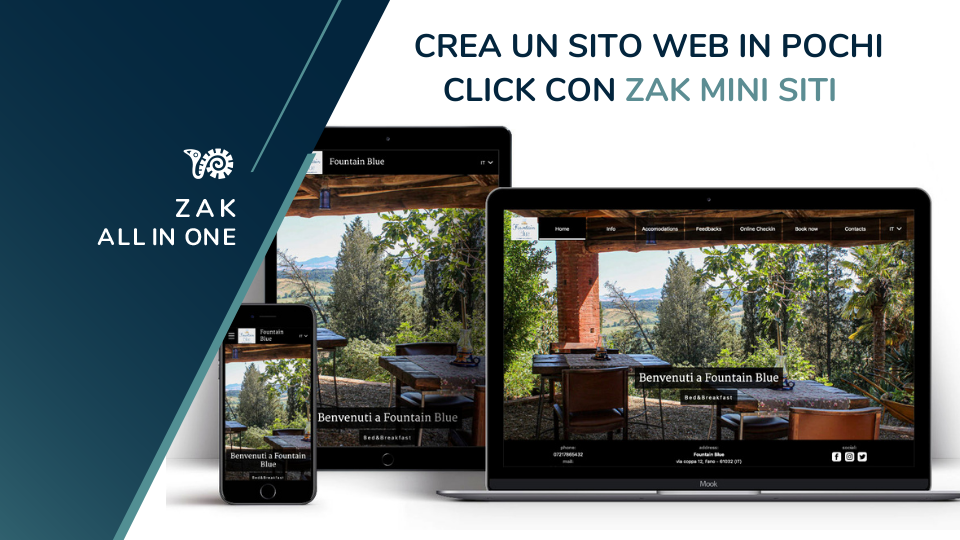 creare un sito con Zak Mini Siti